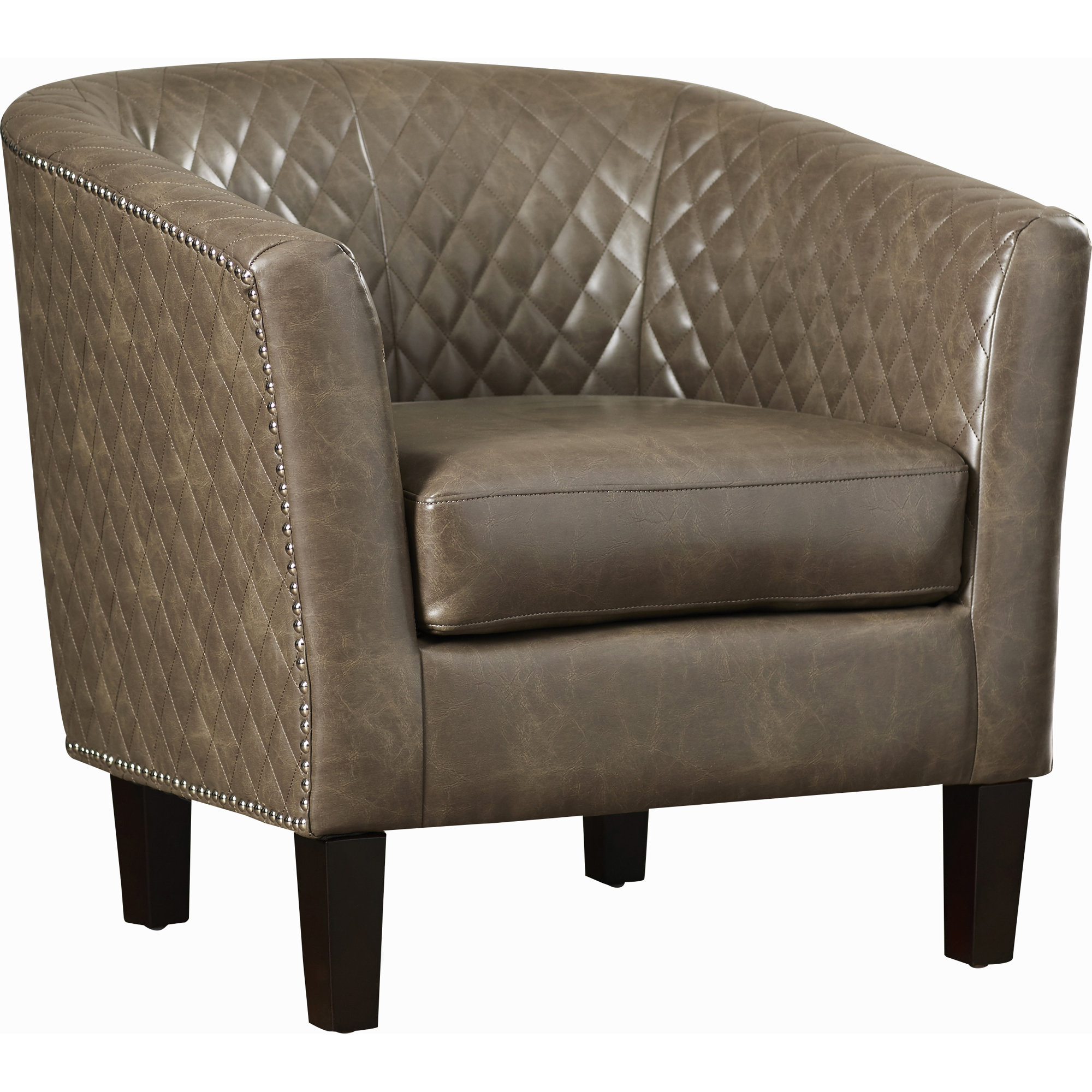 Three Posts Upholstered Barrel Chair & Reviews | Wayfair.ca